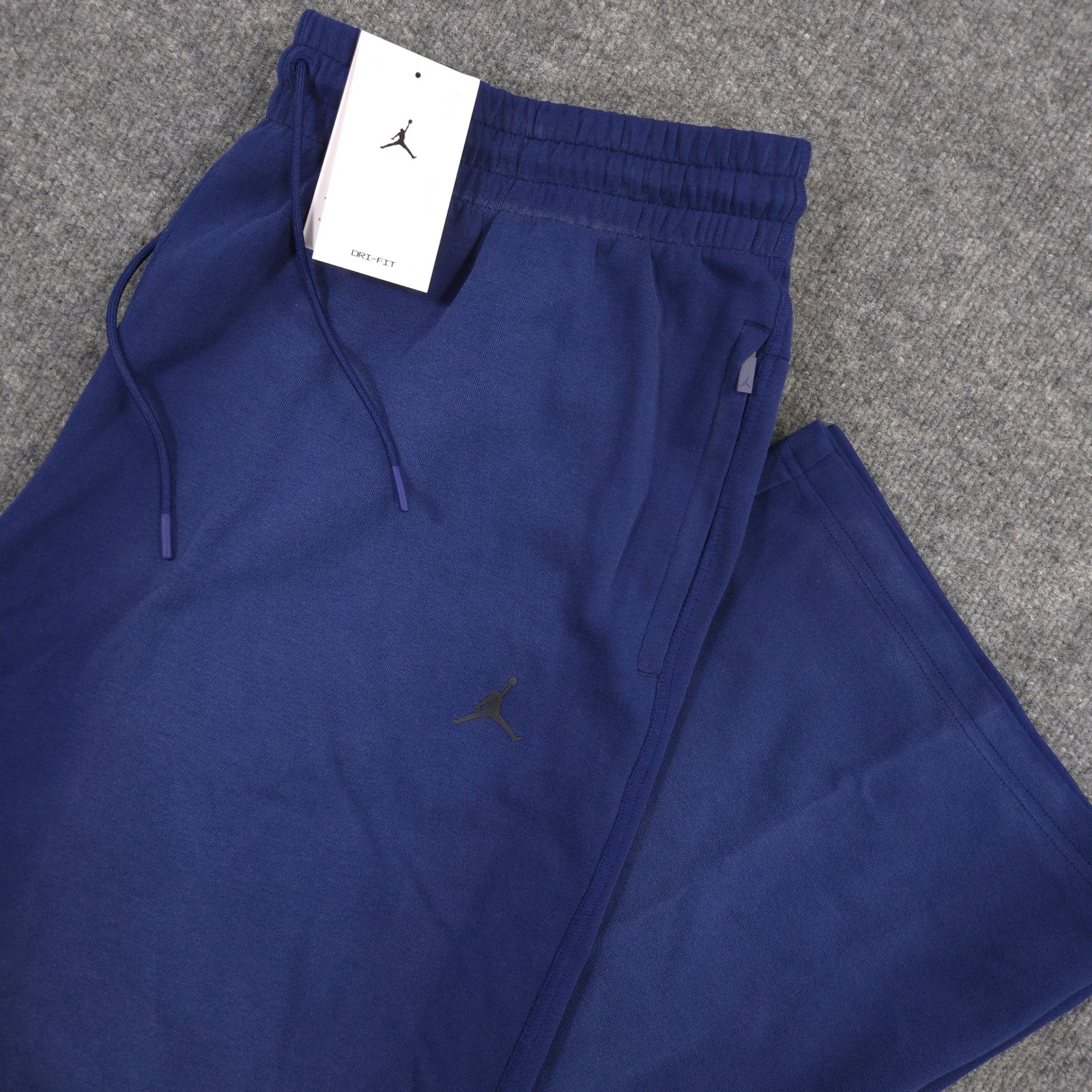 Jordan Sport Hoop Fleece Sweatpants Mens Xxl Blue Shadow Dri-Fit Athleisure New
